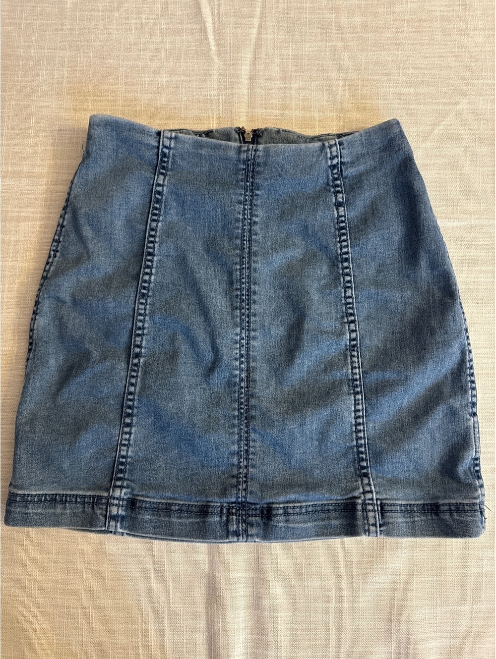 Free People Denim Mini Skirt Size 6